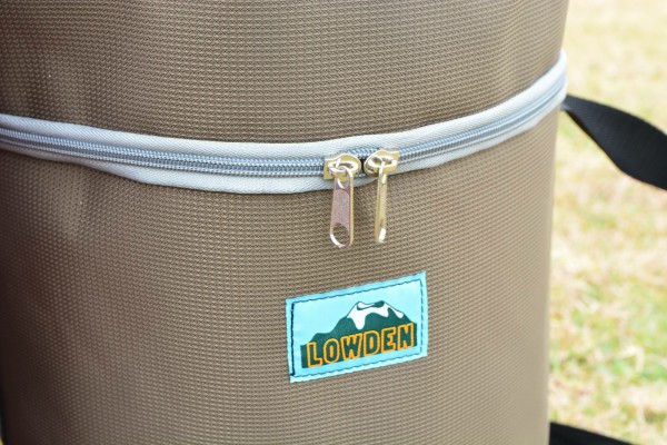 LOWDEN露營戶外用品 台制尼龍強力紗5KG瓦斯桶袋 /圓筒型裝備袋提帶 3