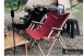 Forest Outdoor 櫸木林間椅 蝴蝶椅 把手設計, 紅, 黑.  售:1880元